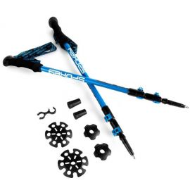 Лыжные палки для скандинавской ходьбы Spokey CARBON 105-135 см синего цвета (927900) | Палки для скандинавской ходьбы | prof.lv Viss Online