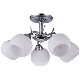 Elfa Ceiling Lamp 60W, E27 Silver/White (148485) | Lighting | prof.lv Viss Online