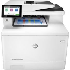 МФУ HP LaserJet Enterprise MFP M480f, цветной, белый (3QA55A#B19) | Многофункциональные принтеры | prof.lv Viss Online