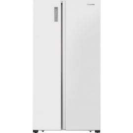 Холодильник Hisense RS677N4AWF (Side By Side) с двумя дверями, белый (441136000007) | Divdurvju, Side by Side ledusskapji | prof.lv Viss Online