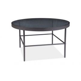 Signal Vanessa Glass Coffee Table, 80x80x45cm, Black (VANESSASZC) | Living room furniture | prof.lv Viss Online