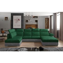 Eltap Evanell Kronos/Paros Corner Pull-Out Sofa 248x336x102cm, Green (Evl_27) | Living room furniture | prof.lv Viss Online