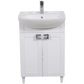 Aqua Rodos Woodmix Cabinet with Sink Nova 55, White (936VU55) | Bathroom furniture | prof.lv Viss Online