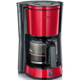 Severin KA 4817 Coffee Machine with Drip Filter Black/Red (T-MLX30812) | Kafijas automāti ar pilienu filtru | prof.lv Viss Online