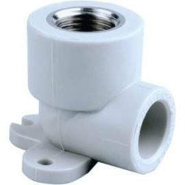 Pipelife PPR Elbow with Reinforcement i-i 90° White | Melting plastic pipes and fittings | prof.lv Viss Online