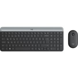 Клавиатура и мышь Logitech MK470 US Черный (920-009204) | Клавиатуры | prof.lv Viss Online
