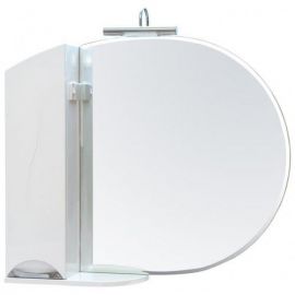 Аква Родос Глория ZGLP95 L Зеркальный шкаф 95 см Белый, левый (195659)