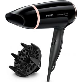 Philips Essential BHD004/00 Hair Dryer Black/Pink (8710103679011) | Hair dryers | prof.lv Viss Online