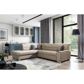 Stūra Dīvāns Izvelkams Eltap Bergen Monolith 208x250x87cm Kreisais Stūris Gaiši Brūns (BR36) | Izvelkamie dīvāni | prof.lv Viss Online