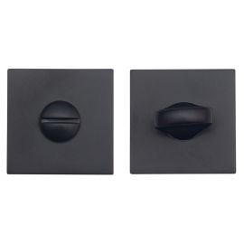 Дверной замок MP MUZ-40-WC с поворотным механизмом, черный (26104) | MP | prof.lv Viss Online