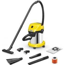 Karcher WD 3 S V-17/6/20 Car Vacuum Cleaner Yellow/Black/Gray (1.628-149.0) | Karcher | prof.lv Viss Online