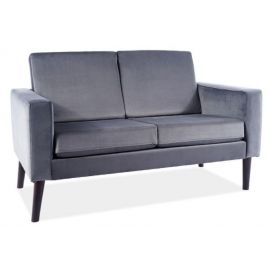 Signal Darla Velvet Non-removable Sofa 139x85x78cm, Grey (DARLAVSZW) | Living room furniture | prof.lv Viss Online