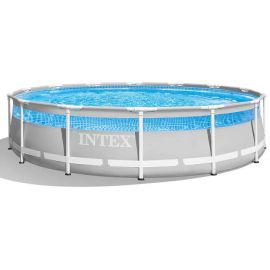 Karkasa Baseins Intex Prism Frame Clearview, 427x107cm, Pelēks/Balts (986403) | Pools and accessories | prof.lv Viss Online