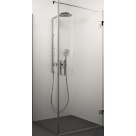 Glass Service Monika 70x70cm H=200cm Square Shower Enclosure Transparent Chrome (70x70MONI) | Shower cabines | prof.lv Viss Online