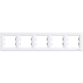 Schneider Electric Asfora 6-Gang Metal Frame | Electrical outlets & switches | prof.lv Viss Online