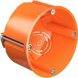 Kaiser O-range Cable Junction Box Round, 68x68x49mm, Orange