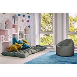 Eltap Бондо Угловой диван 120x85x120 см, серый (PU-BON-04PO) | Кресла-мешки | prof.lv Viss Online
