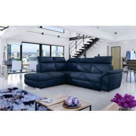 Eltap Loreto Monolith Corner Pull-Out Sofa 60x260x102cm, Blue (Lor_38) | Living room furniture | prof.lv Viss Online