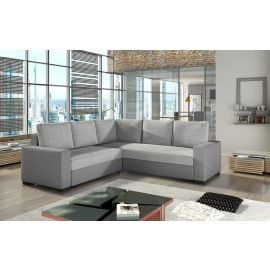 Stūra Dīvāns Izlaižams Eltap Canis Sawana/Soft 235x235x90cm Pelēks (Can09) | Izvelkamie dīvāni | prof.lv Viss Online