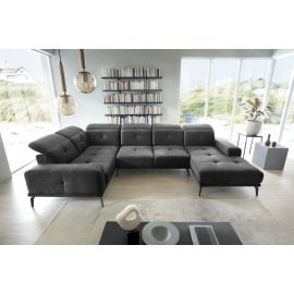 Eltap Neviro Cloud Corner Sofa 201x350x77cm, Grey (CO-NEV-LT-05NU) | Sofas | prof.lv Viss Online