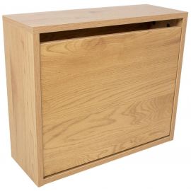 Home4You Aalborg Shoe Cabinet 49x18x41.5cm Oak (45078) | Hallway furniture | prof.lv Viss Online