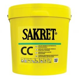 Шпаклевка для фасадов Sakret CC (Clima-Coat) с мелким зерном, 10 кг | Sakret | prof.lv Viss Online