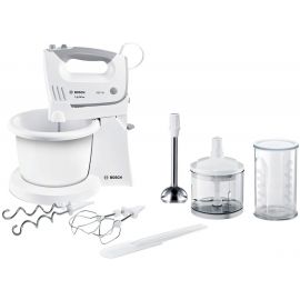 Bosch Hand Mixer with Stand and Bowl MFQ36490 White | Mixers | prof.lv Viss Online