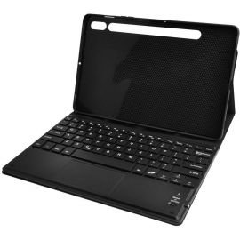 Клавиатура-чехол Samsung Tab S7 Book Cover Keyboard Черная (EF-DT870UBEGEU) | Планшеты и аксессуары | prof.lv Viss Online