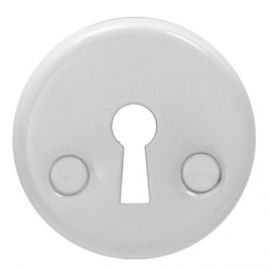 Планка замка двери для ключа MP MUZ-06-V, белая (7887) | MP | prof.lv Viss Online