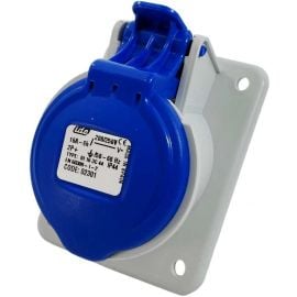 CEE Connector for Distribution 2P+E 230V 16A IP44 Blue | Industrial rosettes, sockets | prof.lv Viss Online