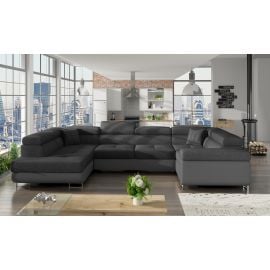 Eltap Letto Inari/Soft Corner Pull-Out Sofa 58x340x90cm, Grey (Le_40) | Sofas | prof.lv Viss Online