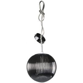 Ribbery Smoked Glass Lamp 60W, E27 Silver/Black (148358) | Kitchen lamps | prof.lv Viss Online