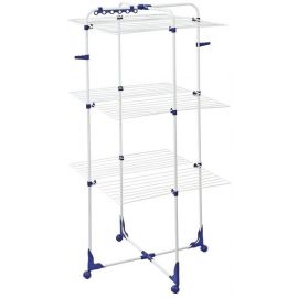 Leifheit Classic Tower 340 Foldable Clothes Airer White/Blue (1081455) | Clothing care | prof.lv Viss Online