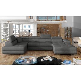 Eltap Rodrigo Inari Corner Pull-Out Sofa 58x345x90cm, Grey (Rod_34) | Corner couches | prof.lv Viss Online