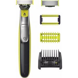 Philips OneBlade 360 QP2830/20 Beard Trimmer, Black/Green (QP2830/20) | Shavers for men | prof.lv Viss Online