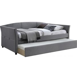 Halmar Sanna Single Bed 90x200cm, Without Mattress, Grey | Single beds | prof.lv Viss Online