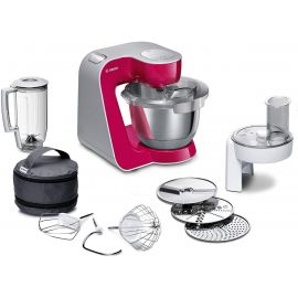 Bosch Kitchen Machine MUM58420 White/Pink (#4242002903866) | Food processors | prof.lv Viss Online