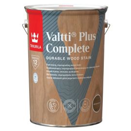 Tikkurila Valtti Plus Complete Wood Stain for Exterior Surfaces, Matt, Walnut | Paints, varnish, wood oils | prof.lv Viss Online