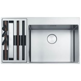 Встроенная кухонная мойка Franke Box Center BWX 220-54-27, нержавеющая сталь (127.0558.824) | Металлические раковины | prof.lv Viss Online
