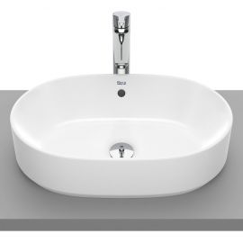 Roca The Gap Round Bathroom Sink 55x39cm, White (A3270Y1000) | Bathroom sinks | prof.lv Viss Online