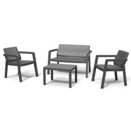 Keter Emily Garden Furniture Set Without Cushions Grey | Outdoor furniture sets | prof.lv Viss Online
