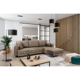 Eltap Dalia Cloud Corner Pull-Out Sofa 190x289x95cm, Brown (CO-DAL-RT-20NU) | Sofas | prof.lv Viss Online