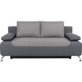 Izvelkams Dīvāns Black Red White Daria III Lux 3DL U Veida 98x195x94cm Pelēks | Izvelkamie dīvāni | prof.lv Viss Online