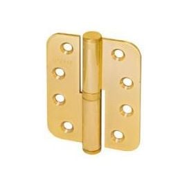 Hafele Door Lock 80x62mm, Right, Polished Brass (926.20.480) | Furniture hinges | prof.lv Viss Online
