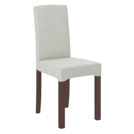 Virtuves Krēsls Adrk K61 42x43x100cm, Valrieksta/Balts (CH-K61-DW-B122) | Adrk | prof.lv Viss Online