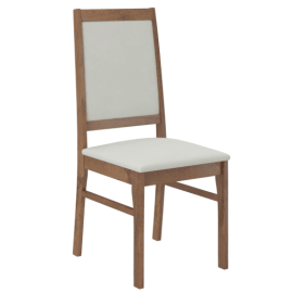 Virtuves Krēsls Adrk K68 43x43x98cm, Brūns/Balts (CH-K68-L-B047) | Adrk | prof.lv Viss Online