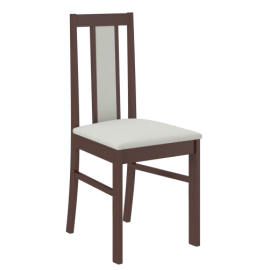 Virtuves Krēsls Adrk K75 43x43x98cm, Valrieksta/Balts (CH-K75-DW-B092) | Adrk | prof.lv Viss Online