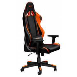 Gaming Krēsls Canyon Deimos GС-4, 69x55x126cm, Melns/Oranžs (CND-SGCH4) | Biroja krēsli, datorkrēsli, ofisa krēsli | prof.lv Viss Online