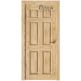 Priedes Koka Durvis Dora Colonada Komplekts - Vērtne, Kārba, 2 Eņģes | Pine doors | prof.lv Viss Online