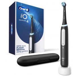 Braun Oral-B iO Series 4 Black Electric Toothbrush Black | Electric Toothbrushes | prof.lv Viss Online